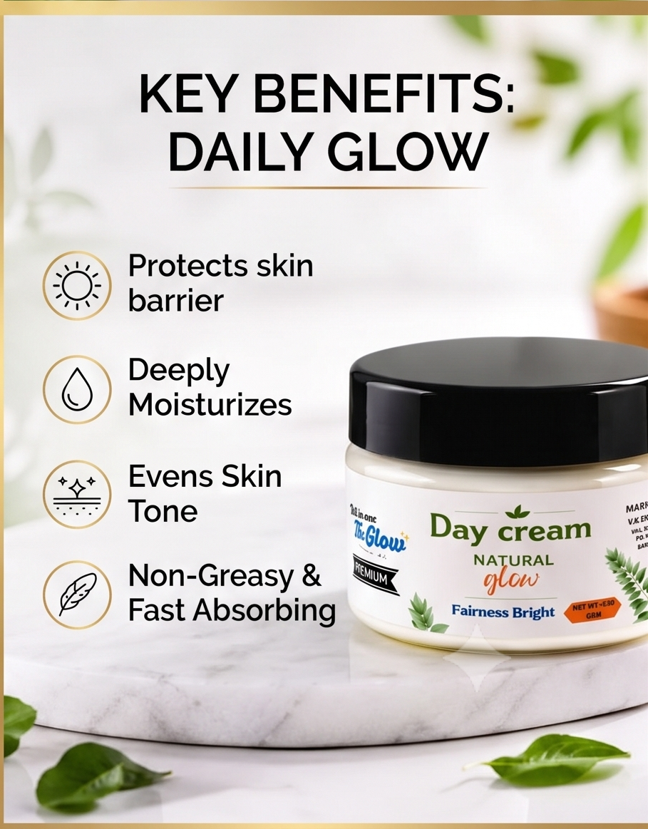The Glow Day Cream – Natural Glow & Brightening Face Cream | 150g
